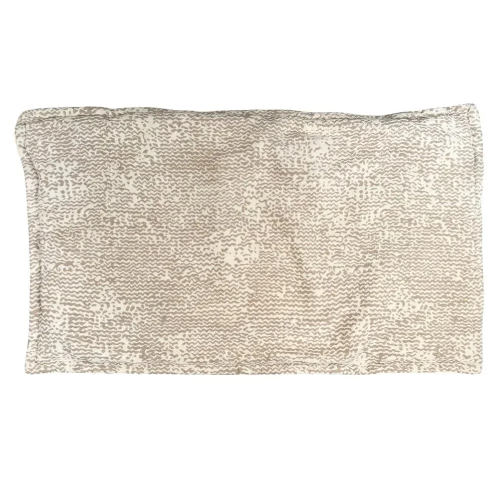 Crate & Barrel Brice King Sham Patterned